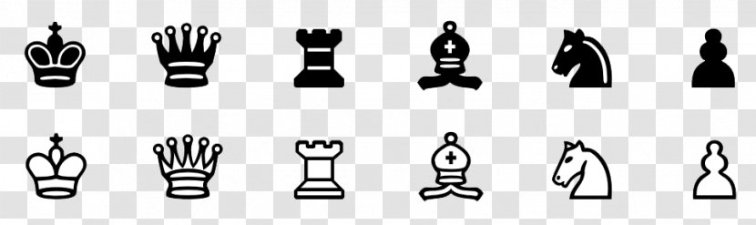 Chess Piece White And Black In Queen Clip Art - Knight - Transparent Transparent PNG