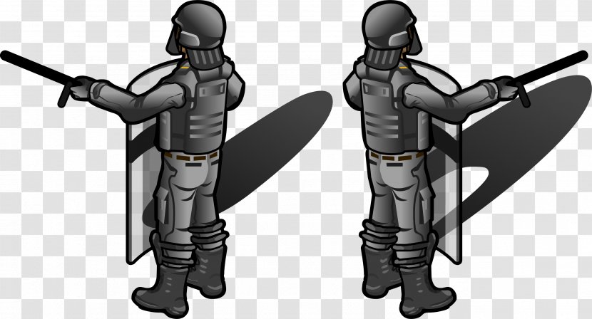 Baton Police Officer - Mercenary - Riot Transparent PNG