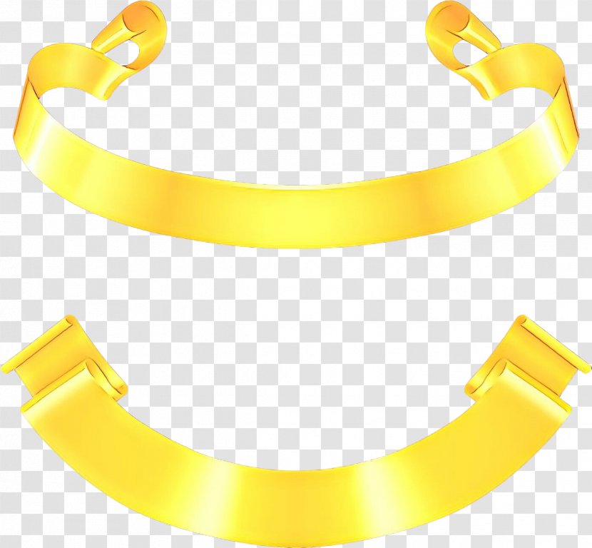 Yellow Clip Art Circle Fashion Accessory Smile Transparent PNG