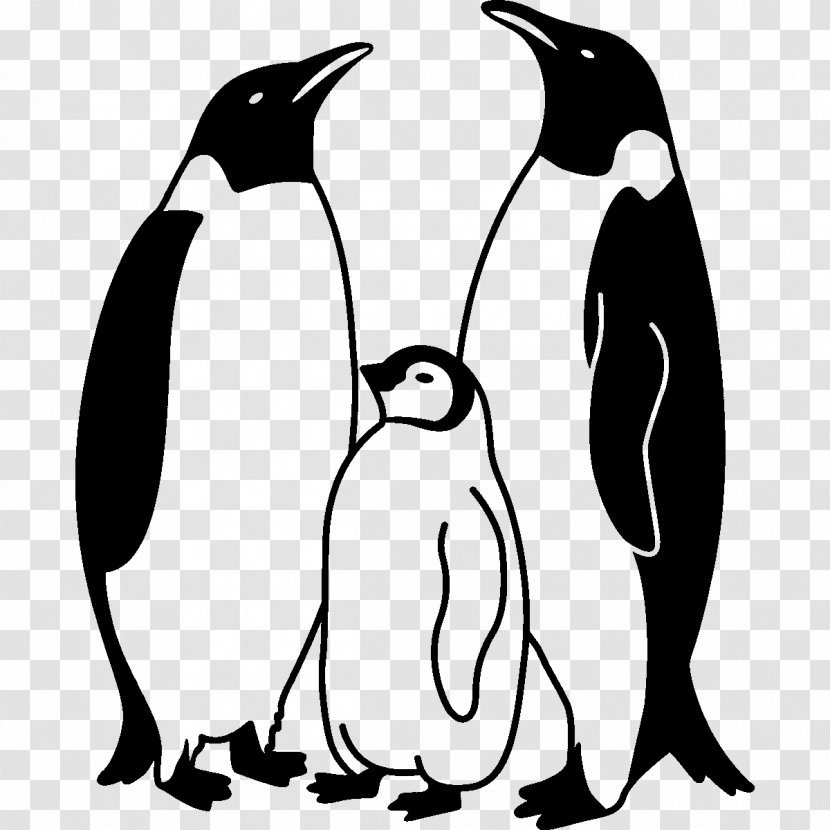 King Penguin Tattoo Razorbills Line Art - Triceps Surae Muscle Transparent PNG