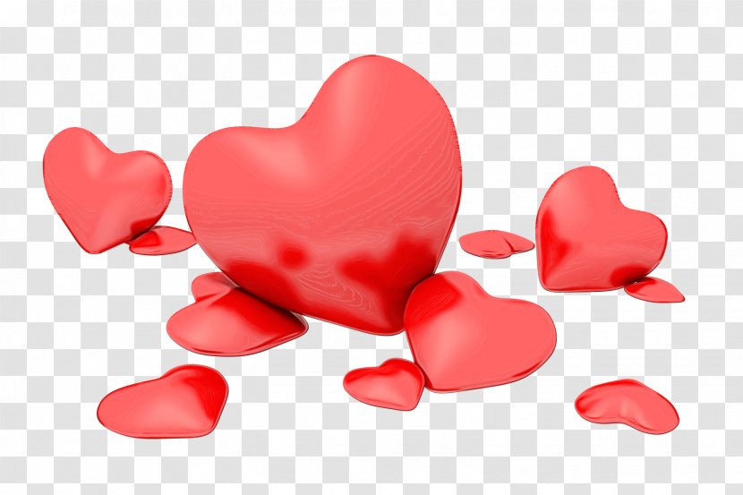 Valentines Day Heart - Paint - Petal Pink Transparent PNG