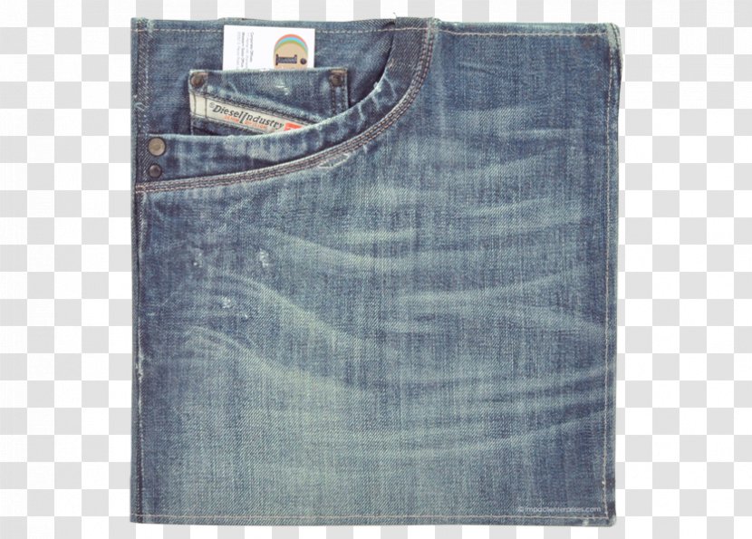 Jeans Denim Diesel Pocket Paper - Fabric Transparent PNG