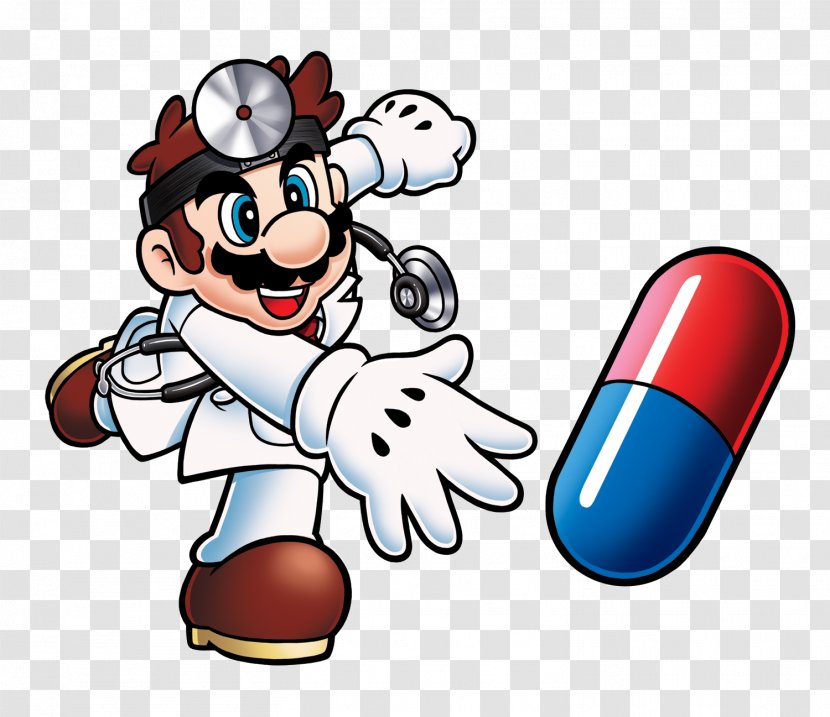 Dr. Mario 64 Super Nintendo Entertainment System Wii U Series - Cartoon - Pill Transparent PNG
