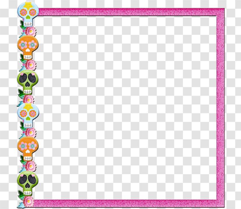 Picture Frame - Pink - Rectangle Transparent PNG