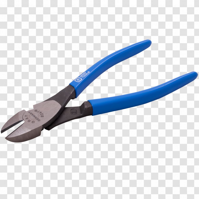 Hand Tool Lineman's Pliers Diagonal Cutting - Wire - Plier Transparent PNG
