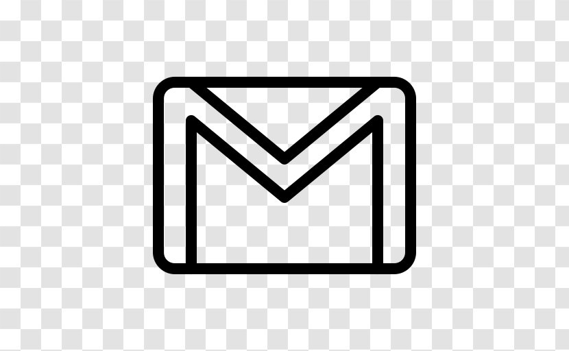 Gmail Email Google Contacts Message - Black Transparent PNG