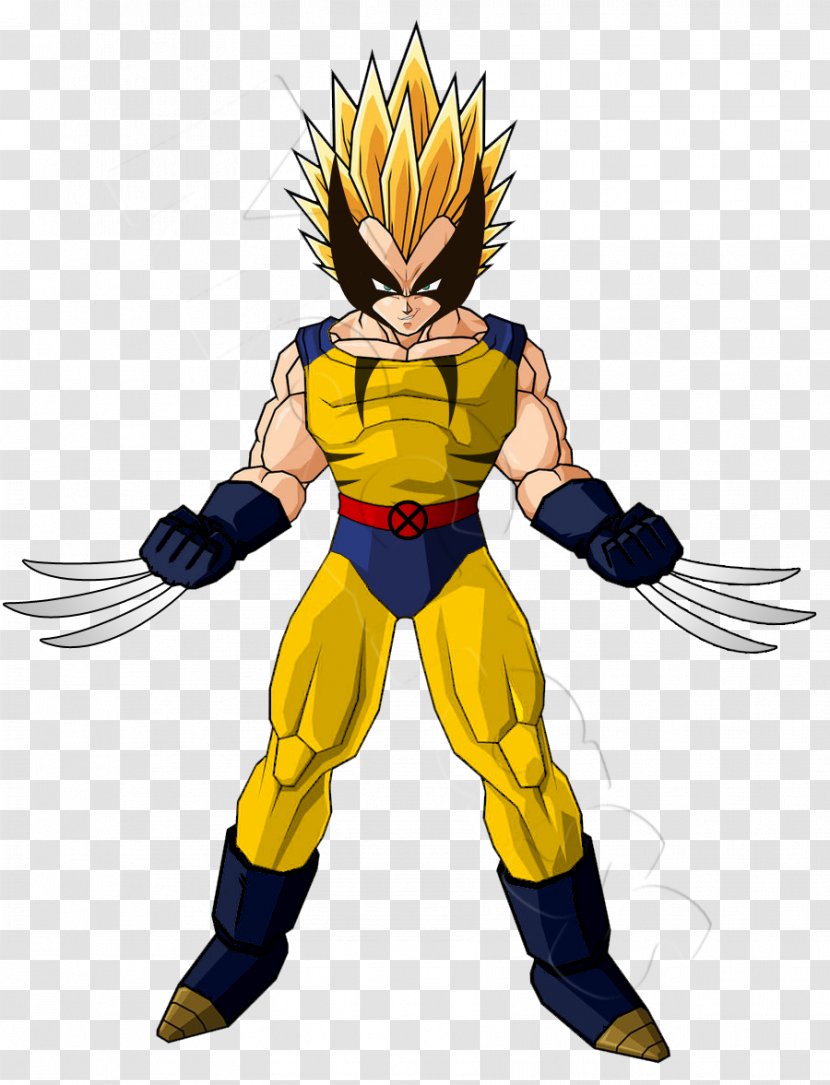 Vegeta Goku Wolverine Gohan Trunks - Dragon Ball Z Fusion Reborn Transparent PNG