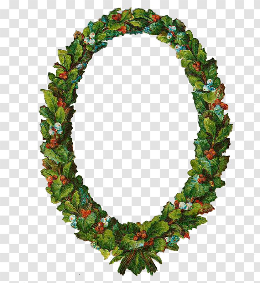 Wreath Christmas Card Clip Art - Holiday Transparent PNG