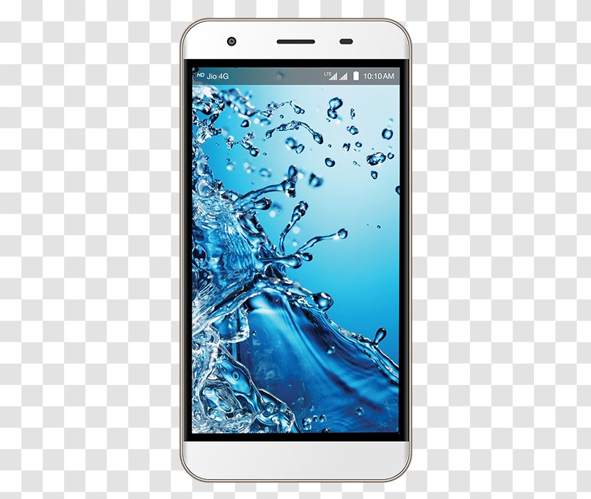 LYF Water 11 4G Reliance Digital - Electric Blue Transparent PNG