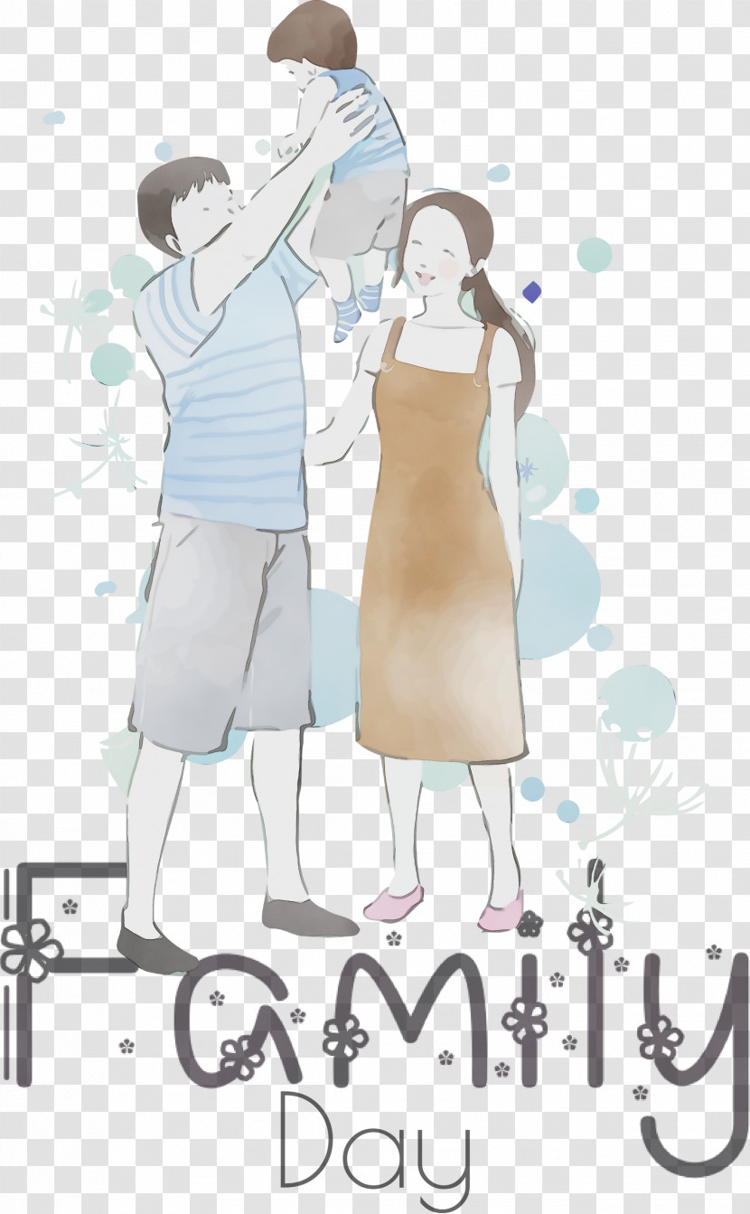 Friendship Cartoon Dress Hug Poster Transparent PNG