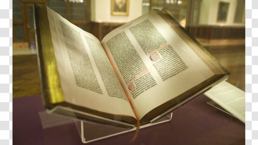 Gutenberg Bible Chapters And Verses Of The Book Biblical Hermeneutics - Christian Theology Transparent PNG