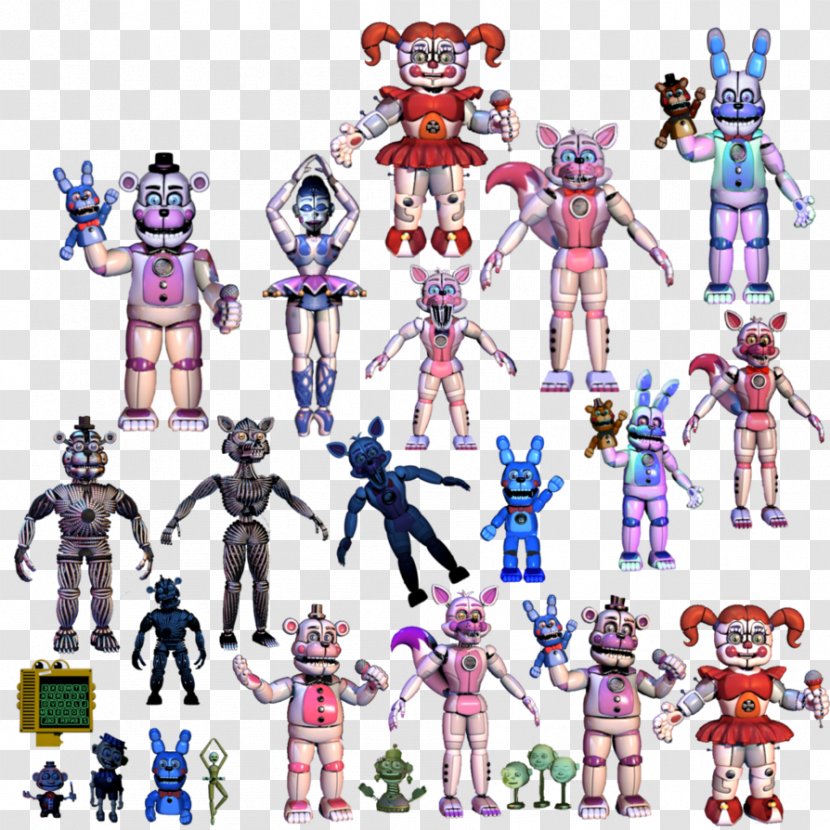 Five Nights At Freddy's: Sister Location Animatronics Character Jump Scare Endoskeleton - Freddy S - Hue Transparent PNG