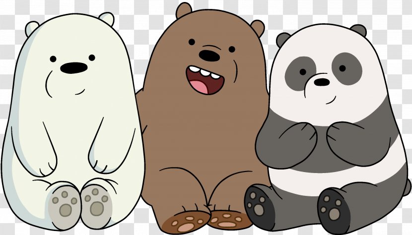 Polar Bear Giant Panda The Baby Bears T-shirt - We Bare Transparent PNG