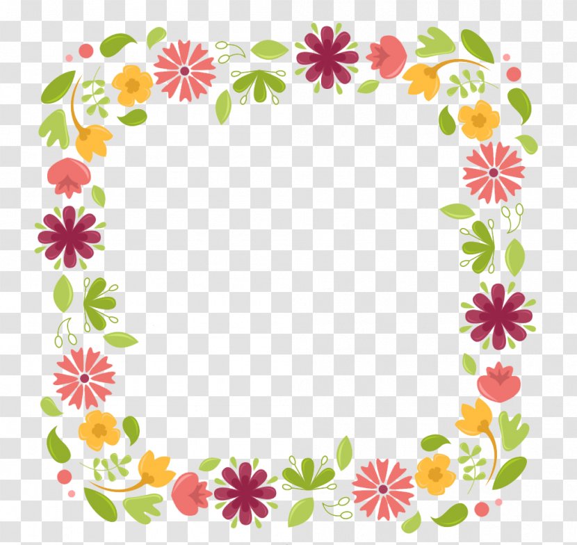 Flower Microsoft PowerPoint Ppt Picture Frames - กรอบรูป Transparent PNG