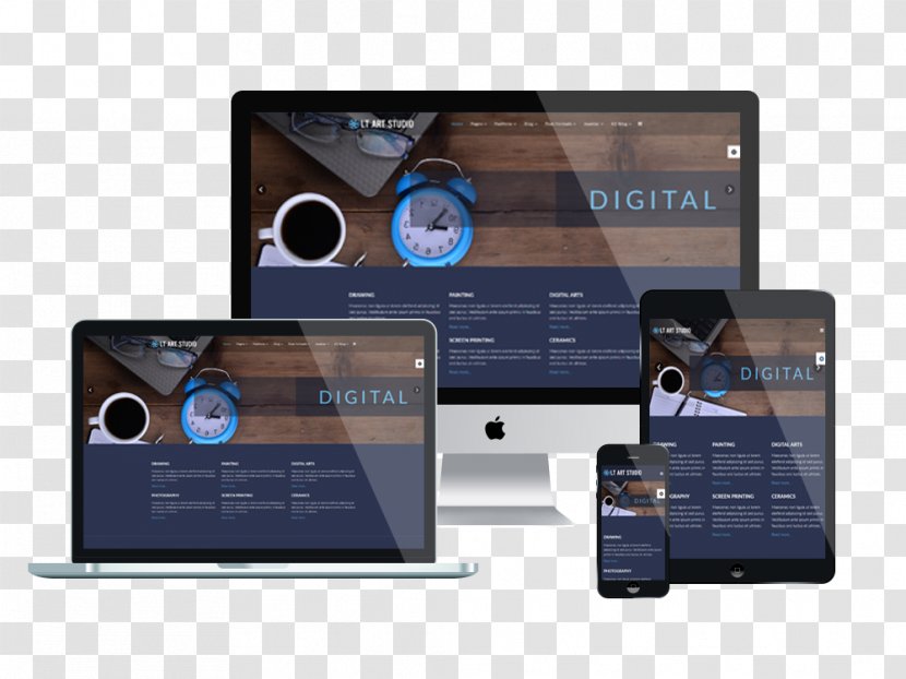 Responsive Web Design Template System Joomla Monster - Studio Flyer Transparent PNG