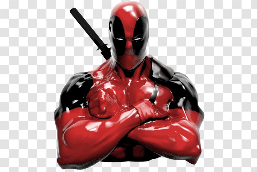 Deadpool Superhero Piggy Bank Coin Comics - Watercolor Transparent PNG