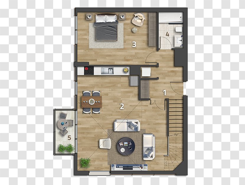 Floor Plan Apartment Kế Hoạch Kitchen Loft Transparent PNG