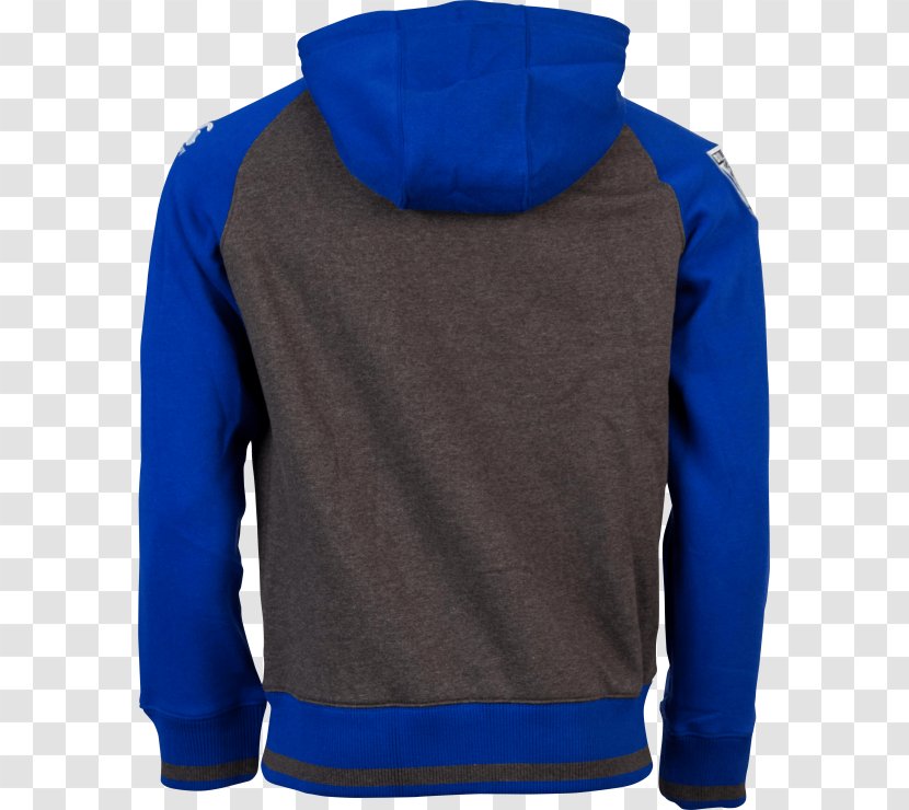 Hoodie Polar Fleece Bluza Sleeve - Cobalt Blue Transparent PNG