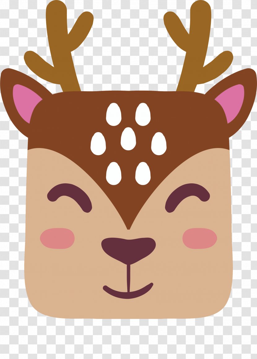 Reindeer Download - Antler - Cute Avatar Transparent PNG