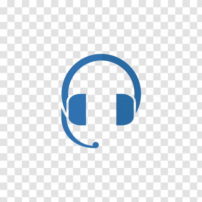 Headphones Digital Data - Color - Blue Headset Model Transparent PNG
