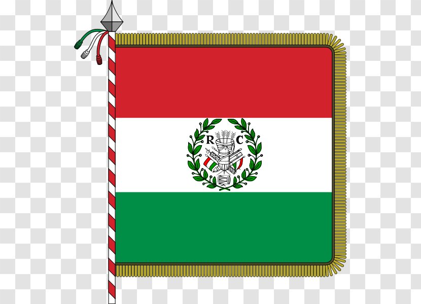 Cispadane Republic Italian Transpadane Cisalpine Flag Of Italy - Painted Transparent PNG