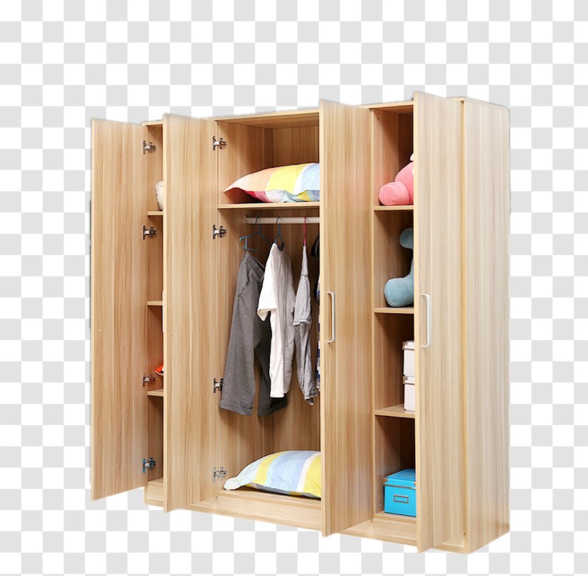 Wardrobe Garderob Door Closet Wood - Cupboard - Solid Four Transparent PNG
