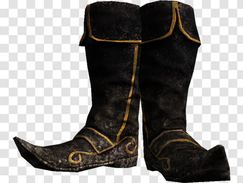 The Elder Scrolls V: Skyrim Riding Boot Shoe Cowboy - Adidas - Boots Transparent PNG