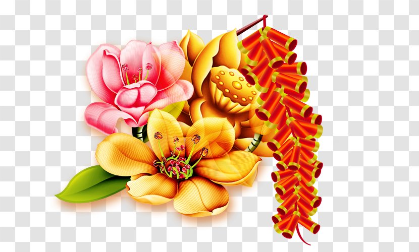 Chinese New Year Traditional Holidays - Petal - Decorative Flower Transparent PNG
