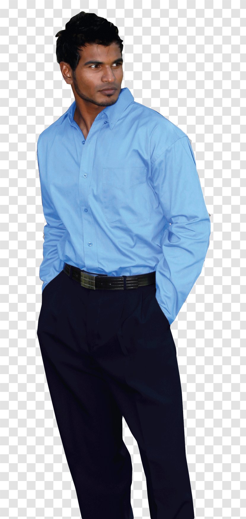 Dress Shirt Clothing Pants Suit Button - Men's Trousers Transparent PNG