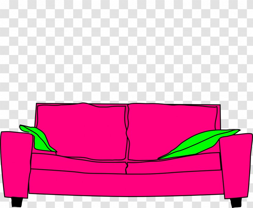 Table Sofa Bed Couch Chair Bench - Pixabay - Pink Green Leaf Transparent PNG