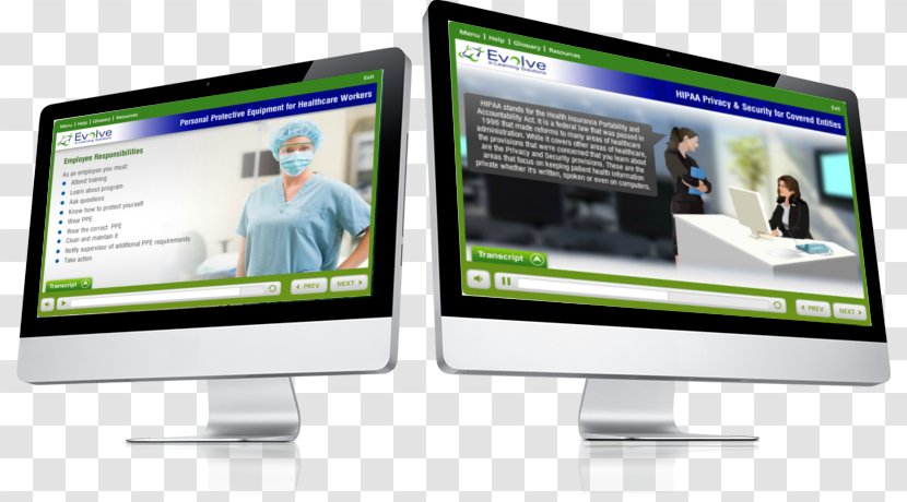 Course Computer Monitors Monitor Accessory Learning Training - HIPAA Compliance Education Transparent PNG