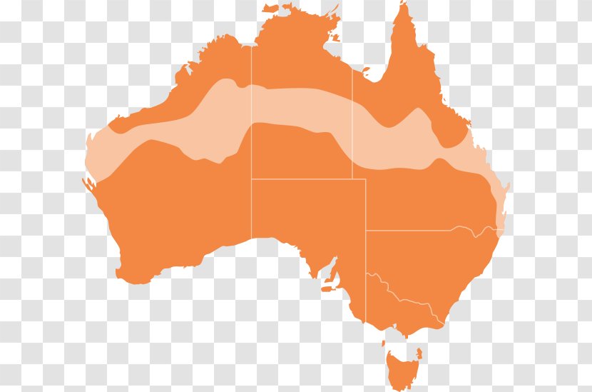 Australia Vector Map Cartography Transparent PNG