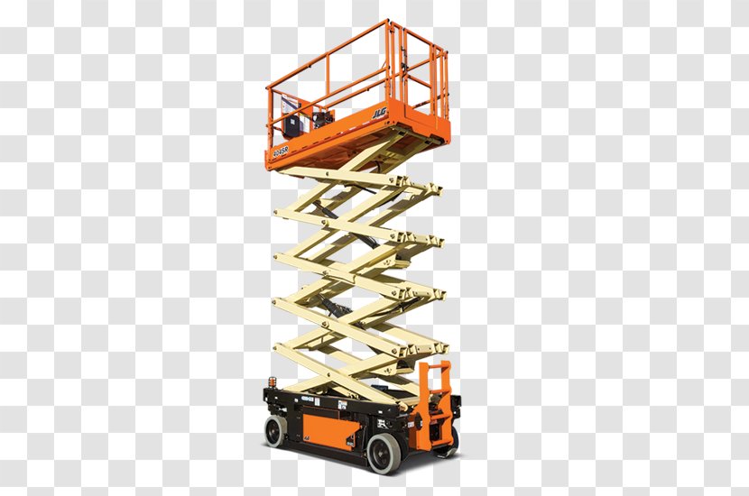 JLG Industries Aerial Work Platform Heavy Machinery Elevator Telescopic Handler - Watercolor - Forklift Boom Attachments Transparent PNG