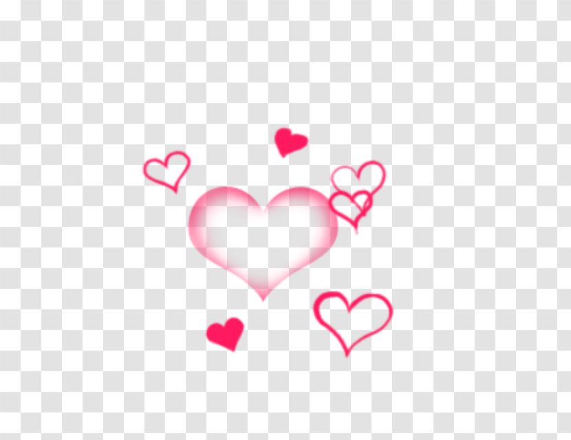 Pink M Valentine's Day Line Heart Clip Art - Flower Transparent PNG