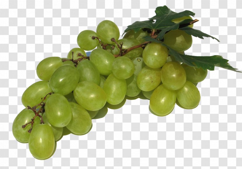 Sultana Wine Common Grape Vine Fruit - A Bunch Of Grapes Transparent PNG