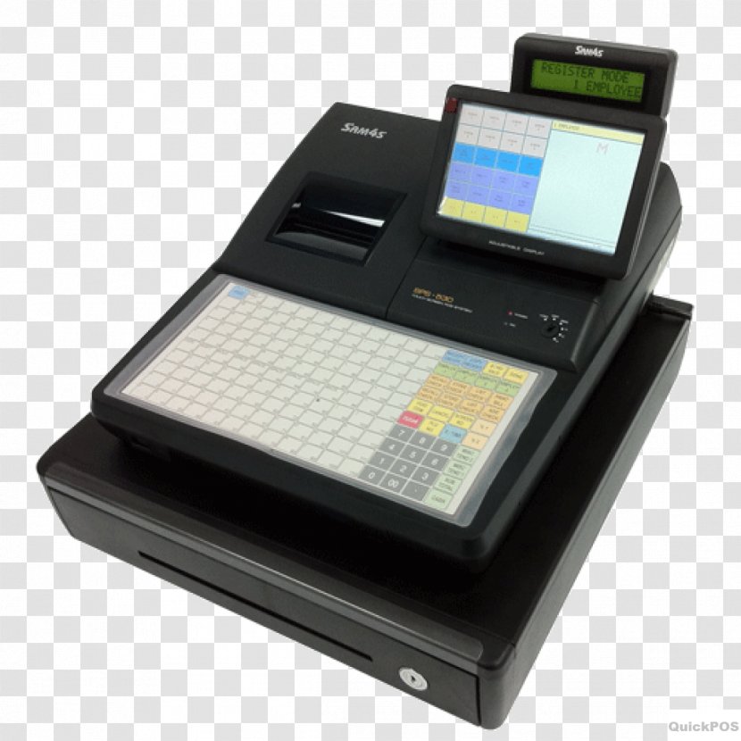 Cash Register Point Of Sale Touchscreen Display Device Business - Sales - Clinical & Medical Transparent PNG