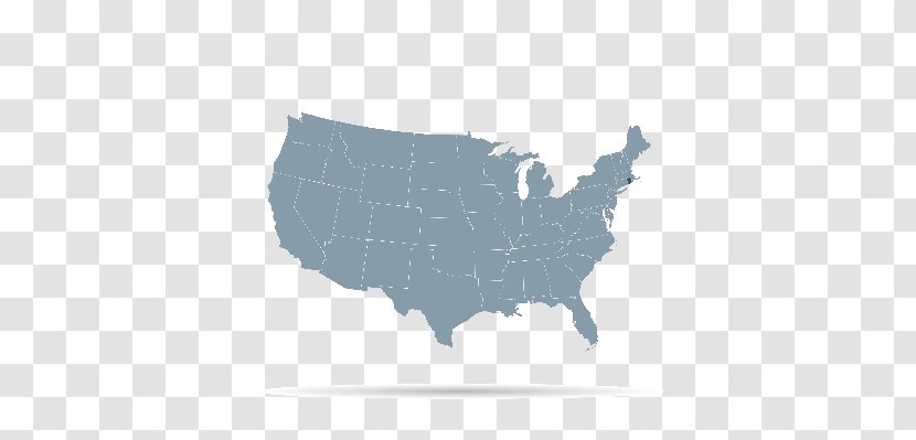 United States Blank Map Clip Art - Us State Transparent PNG