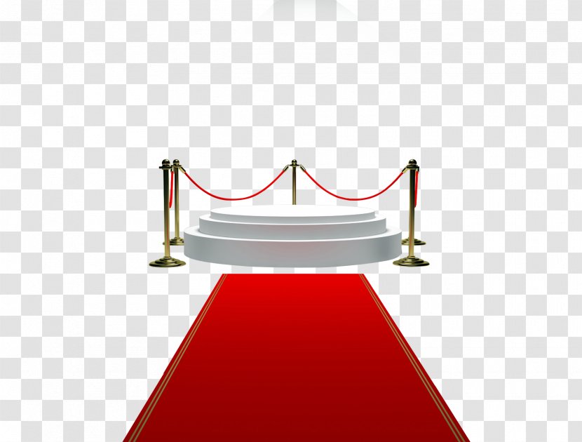 Download Computer File - Red Carpet - Circular Booth With Fence Transparent PNG
