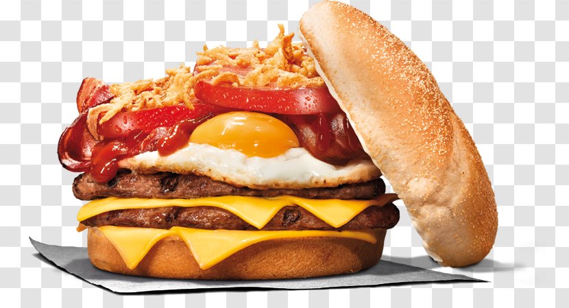 Hamburger Whopper Cheeseburger Fried Egg Big King - Burger Restaurant Transparent PNG