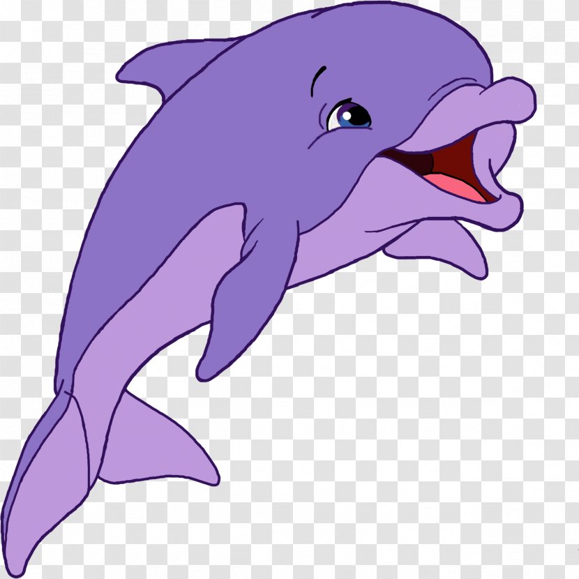Common Bottlenose Dolphin Tucuxi Short-beaked Wholphin Rough-toothed - Purple Transparent PNG