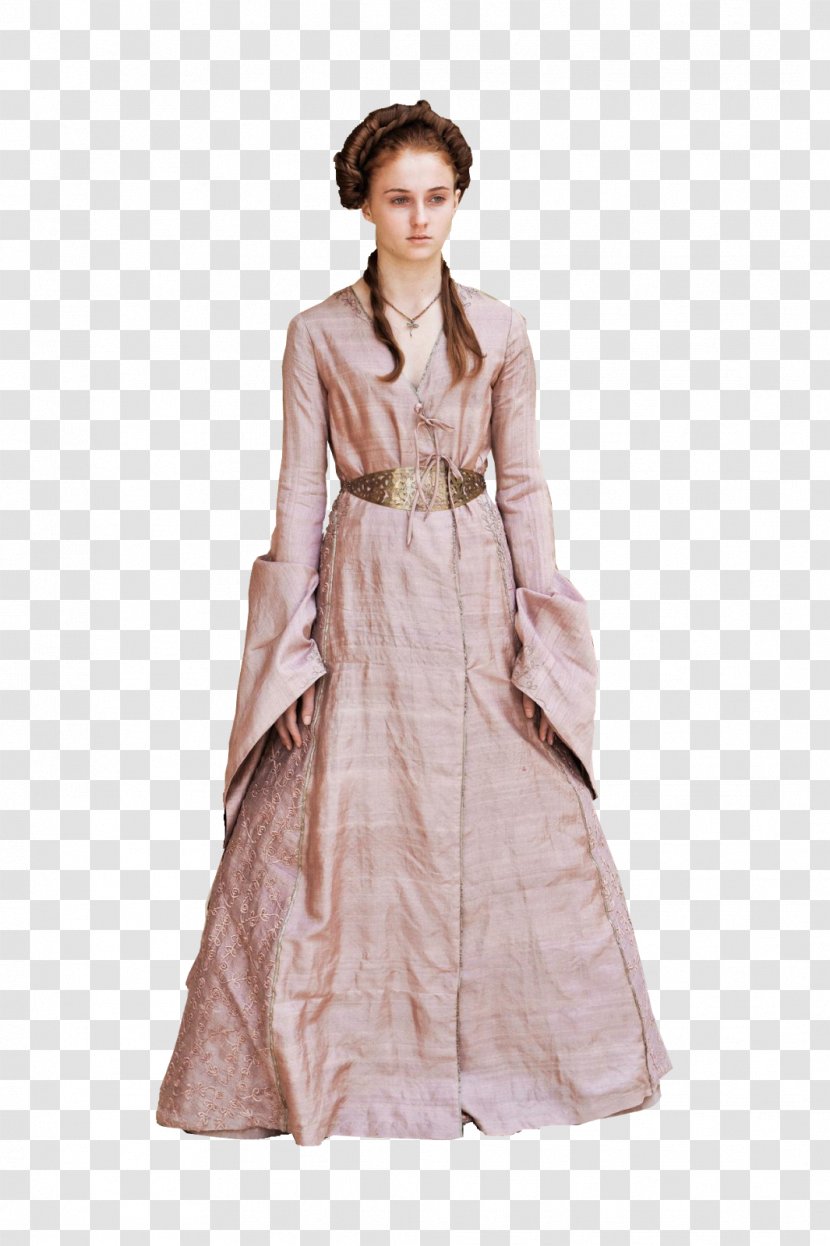 Sansa Stark A Game Of Thrones Costume Cosplay Dress - Heart Transparent PNG