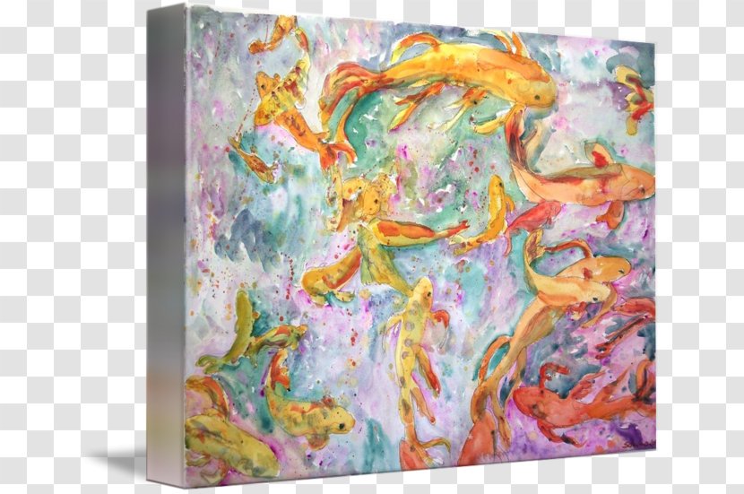 Koi Goldfish Painting Carp - Fish Transparent PNG