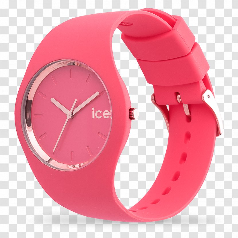 Ice-Watch Ice Glam Colour 015696 Watch Clock - Icewatch - Raspberry Sorbet Transparent PNG