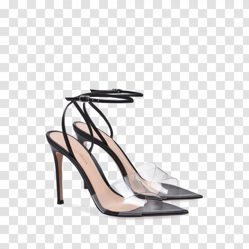 Sandal Shoe Color Heel Black - Watercolor Transparent PNG