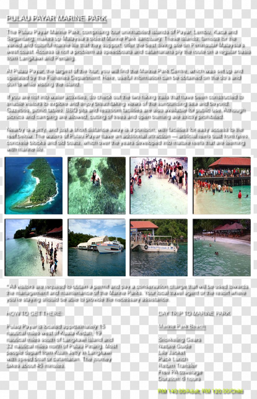 Payar Island Water Resources Newspaper Marine Park Transparent PNG