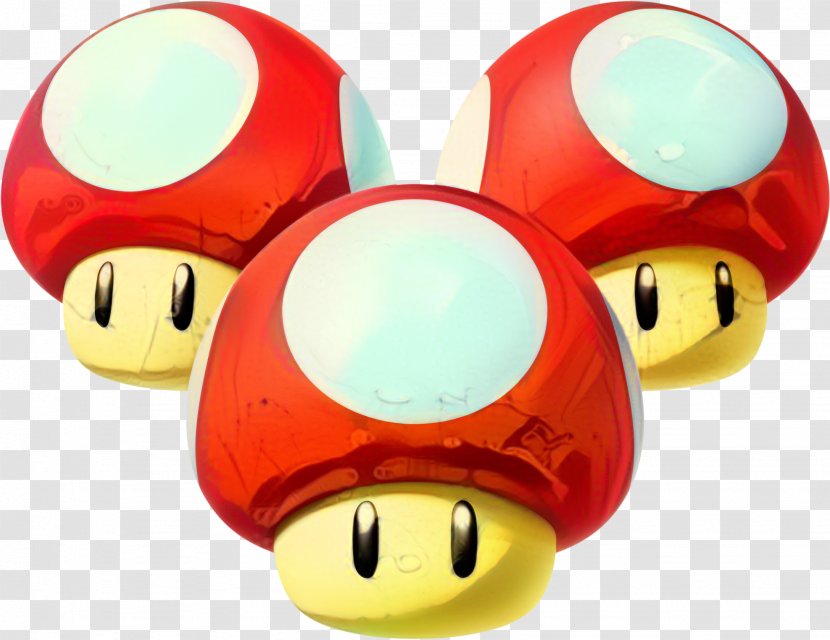 Mario Kart 8 Wii Super Bros. - Mushroom Transparent PNG