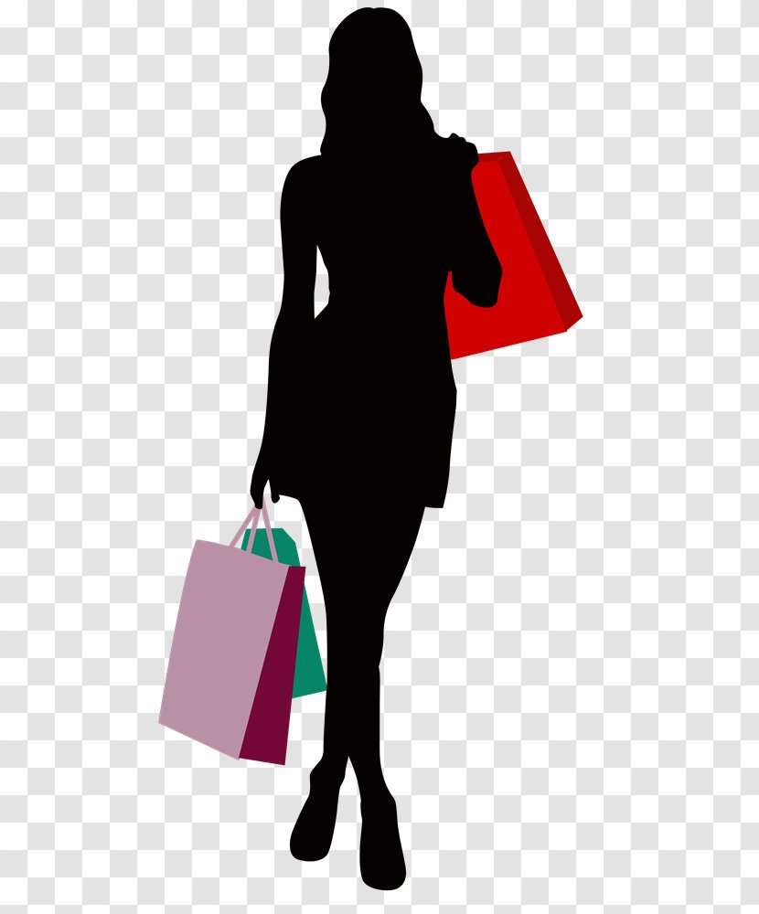 Shopping Customer - Retail - Pink Bag Transparent PNG