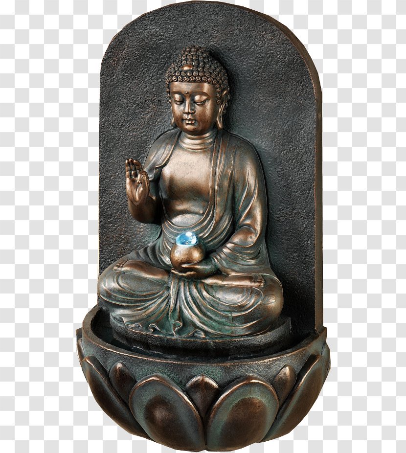 Gautama Buddha Seated From Gandhara Drinking Fountains Water Feature - Fountain - Buddhism Transparent PNG