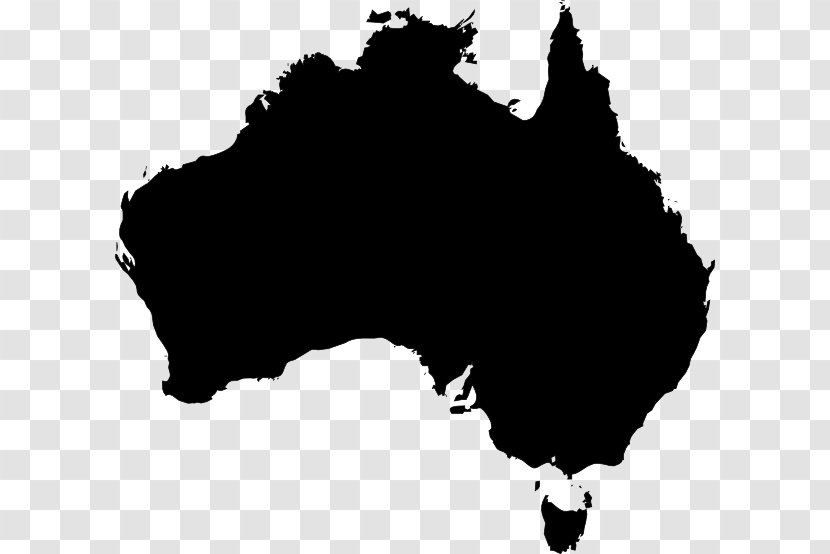 Australia Silhouette Royalty-free - Drawing Transparent PNG