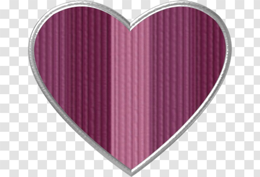 Pink M Heart - Magenta Transparent PNG